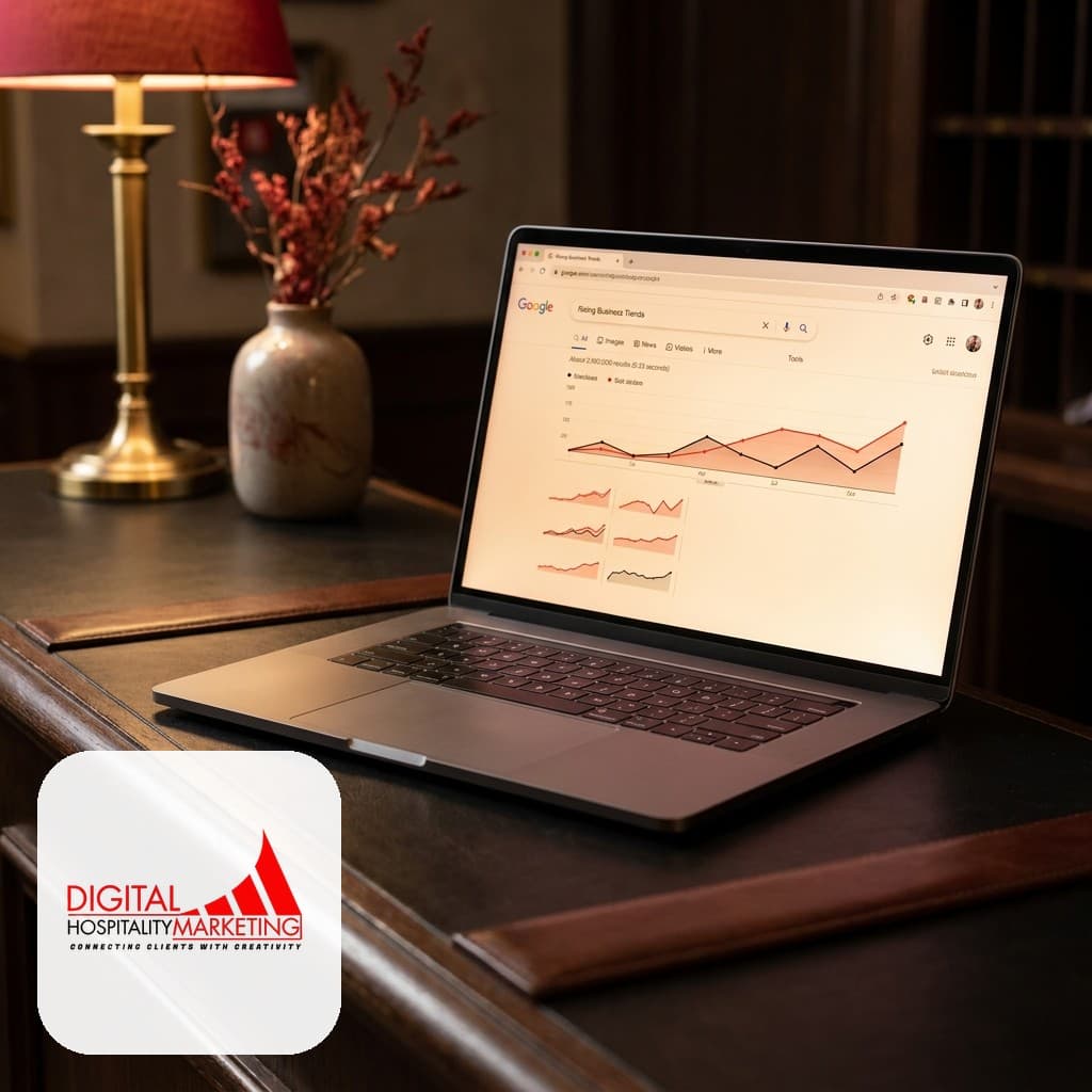 Get Found Before They Book — Digital Hospitality Marketing social media ad