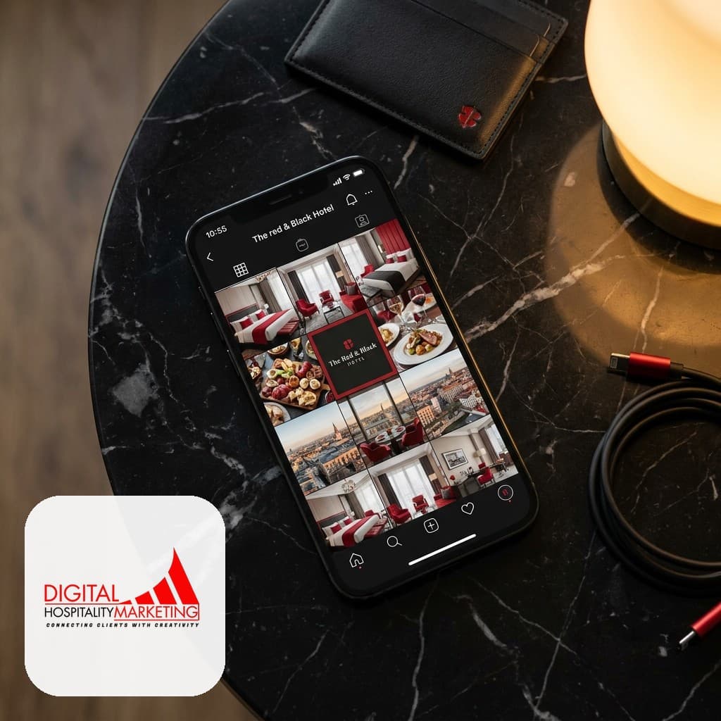 Turn Followers Into Guests — Digital Hospitality Marketing social media ad
